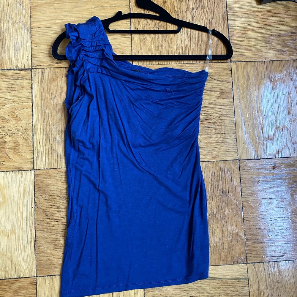 Cynthia Rowley one-shoulder top